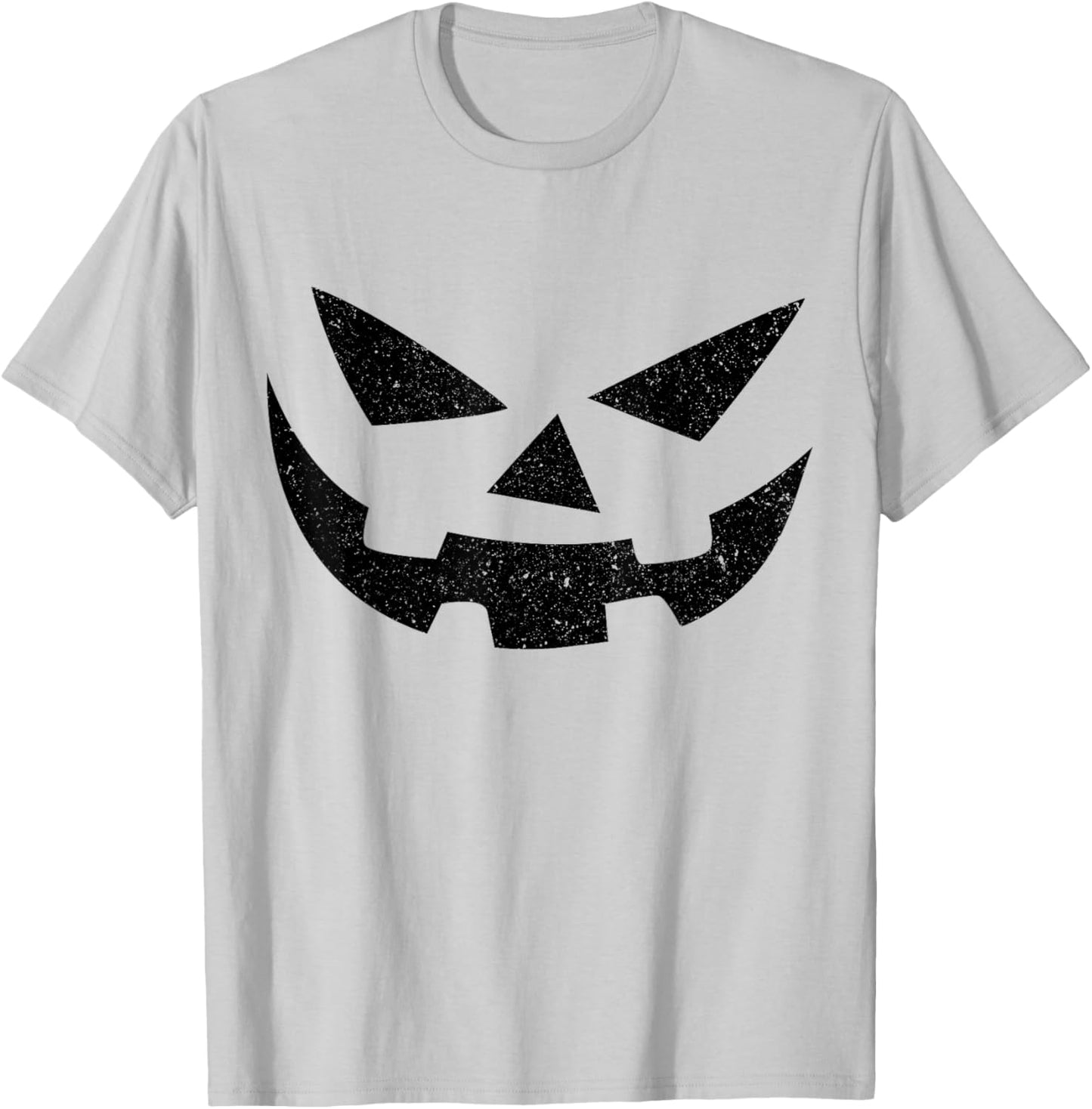 Jack O Lantern Shirt Men Women Kids Halloween Pumpkin Face T-Shirt - T-Shirt | Ash