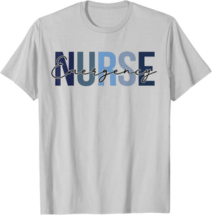 Emergency Nurse Gifts ER Nurse T-Shirt - T-Shirt | Ash