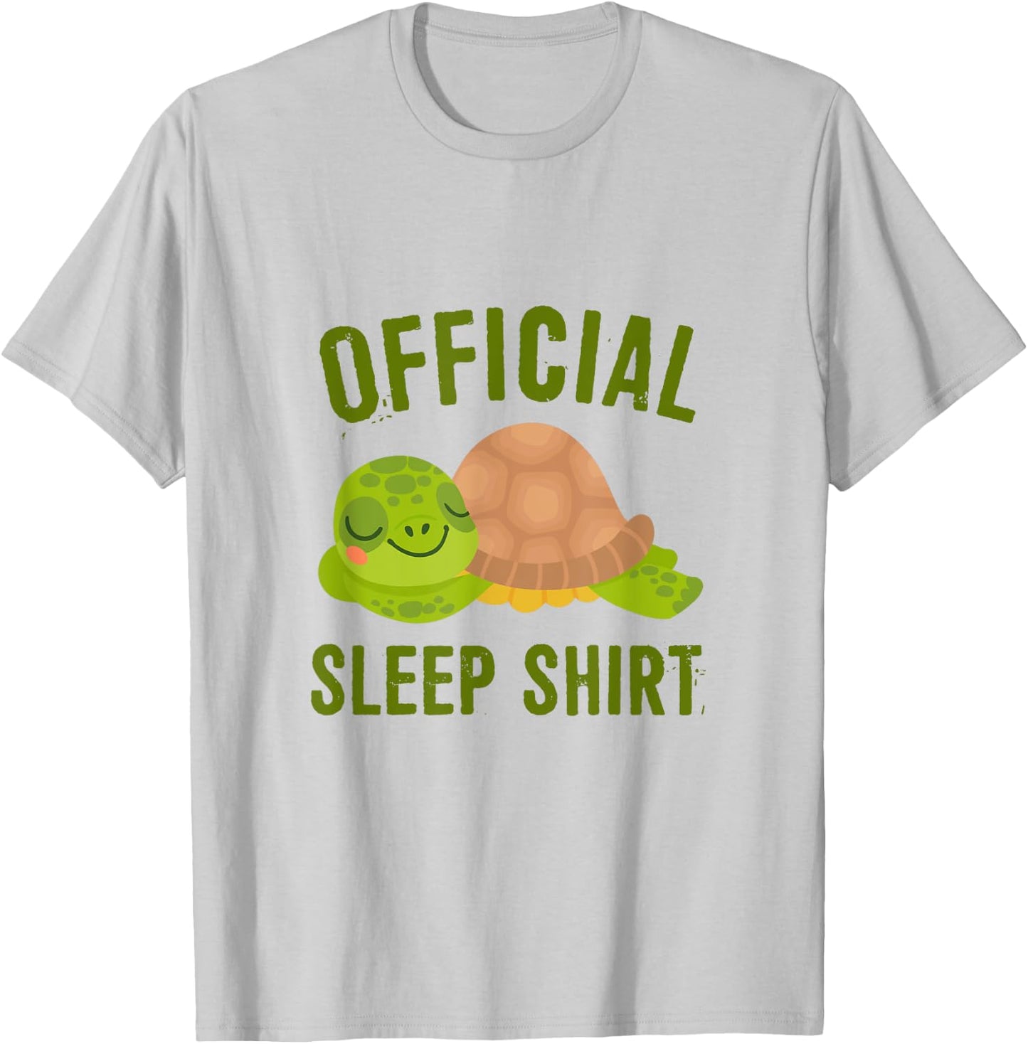 Official sleep shirt turtle turtles T-Shirt - T-Shirt | Ash