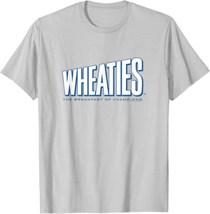 Wheaties The Breakfast Of Champions Iconic Classic Logo T-Shirt - T-Shirt | Ash