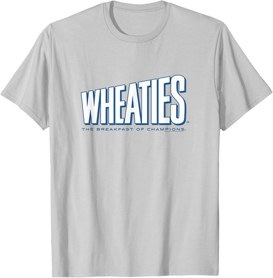 Wheaties The Breakfast Of Champions Iconic Classic Logo T-Shirt - T-Shirt | Ash