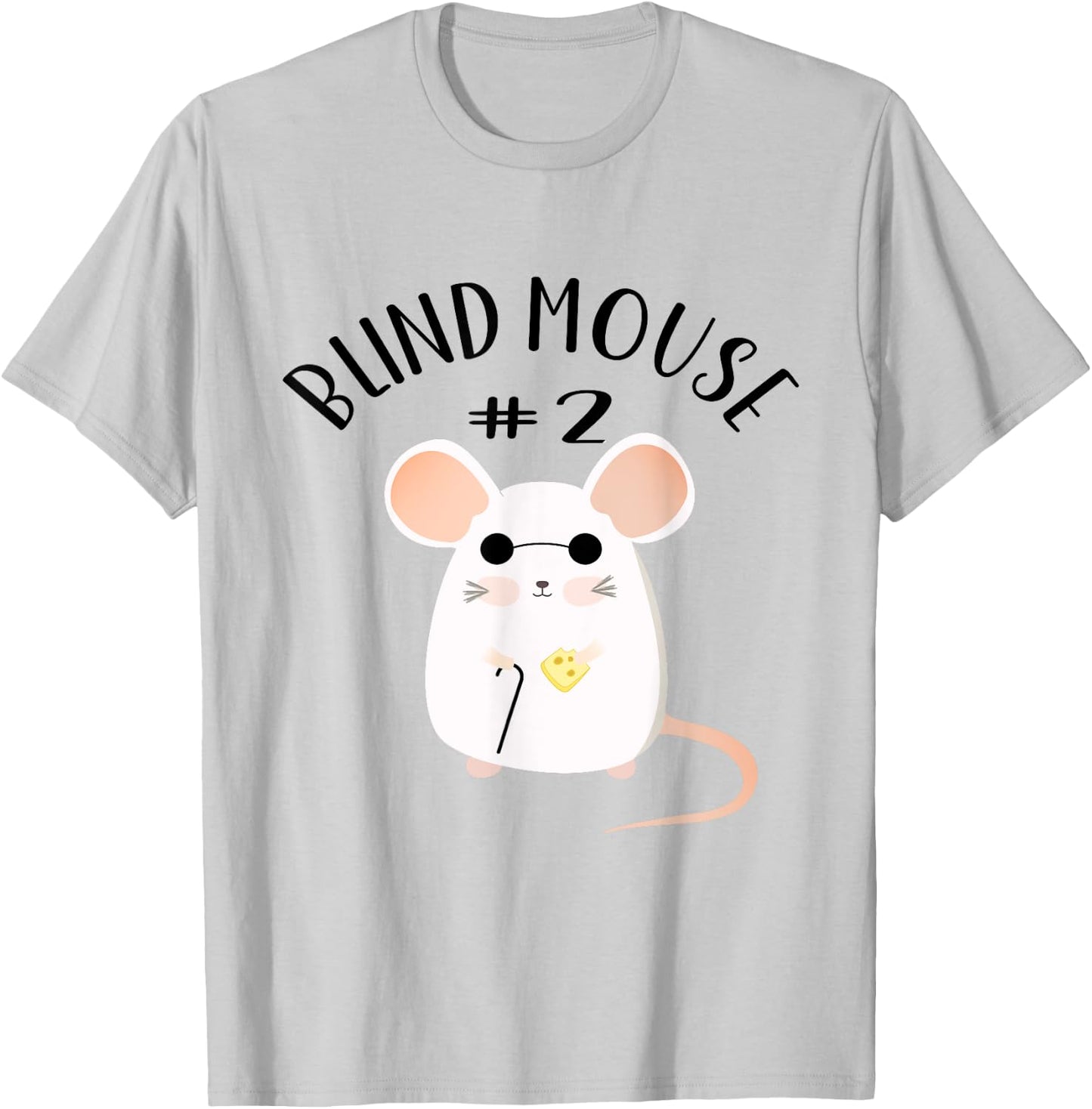 Halloween Matching Group #2-3 Blind Mice Costume T-Shirt - T-Shirt | Ash