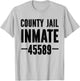 Halloween County Jail Inmate Prisoner Costume Party T-Shirt - T-Shirt | Ash