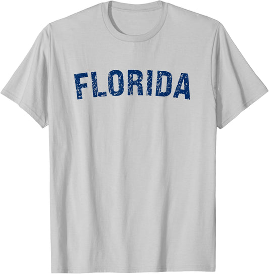 Vintage Florida Florida Orange Retro T-Shirt - T-Shirt | Ash