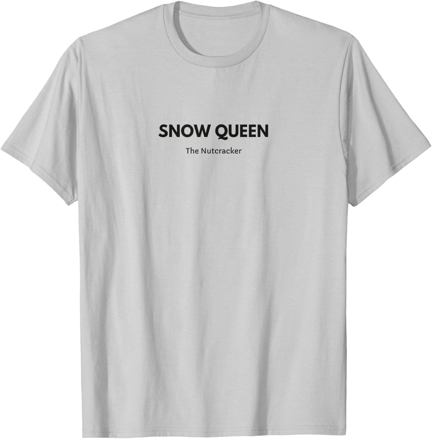 SNOW QUEEN THE NUTCRACKER Christmas Ballet Dancer Graphic T-Shirt - T-Shirt | Ash