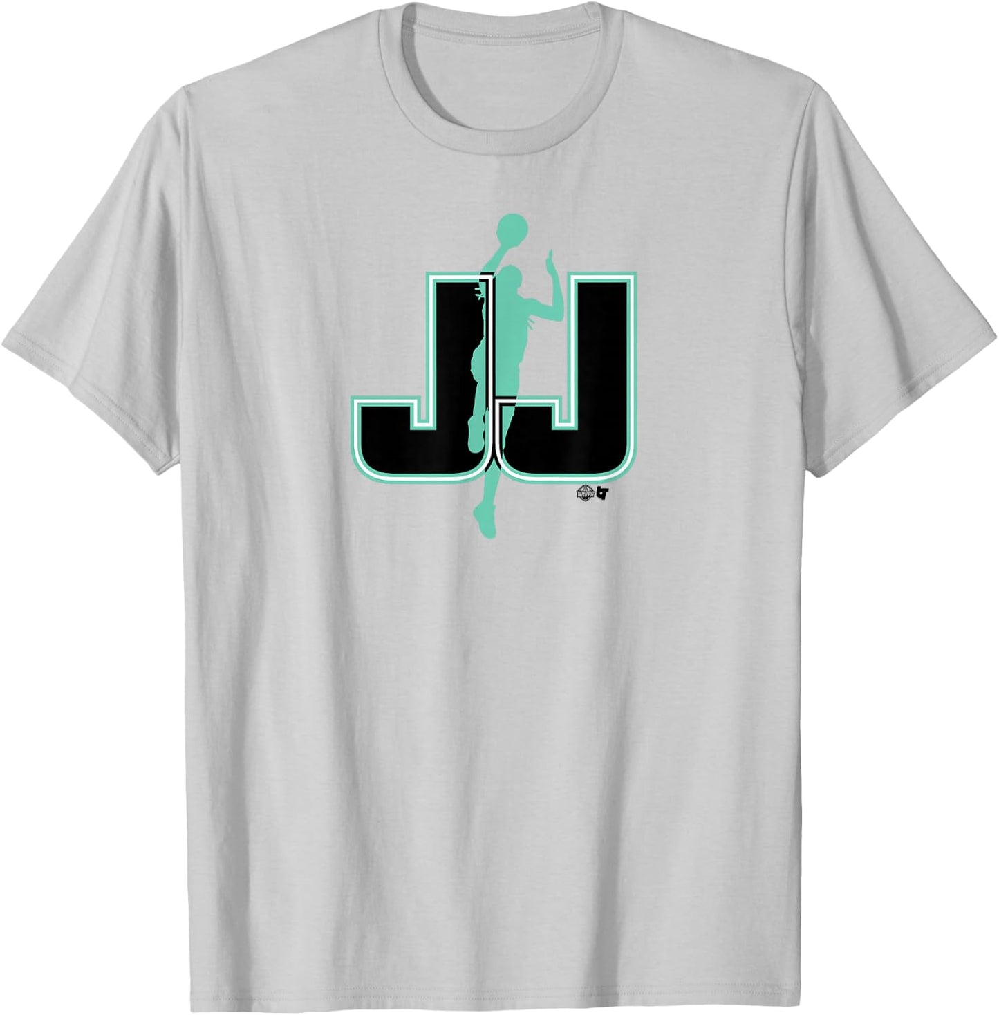 BreakingT Jonquel Jones - JJ - New York Basketball T-Shirt - T-Shirt | Ash