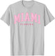 Retro Miami Florida Vintage Preppy Throwback Girls Kid T-Shirt - T-Shirt | Ash