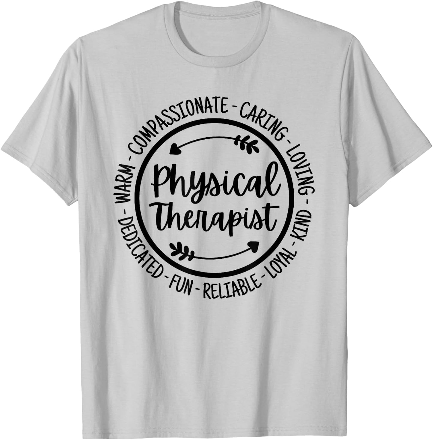 Physical Therapist PT Physical Therapy Physiotherapy T-Shirt - T-Shirt | Ash