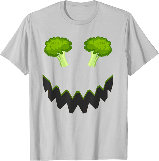 Broccoli Outfit Idea & Novelty Vegetable Halloween T-Shirt - T-Shirt | Ash
