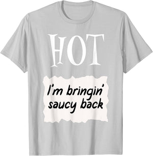 HOT SAUCES Group Halloween Costumes TACO SAUCE T-Shirt - T-Shirt | Ash
