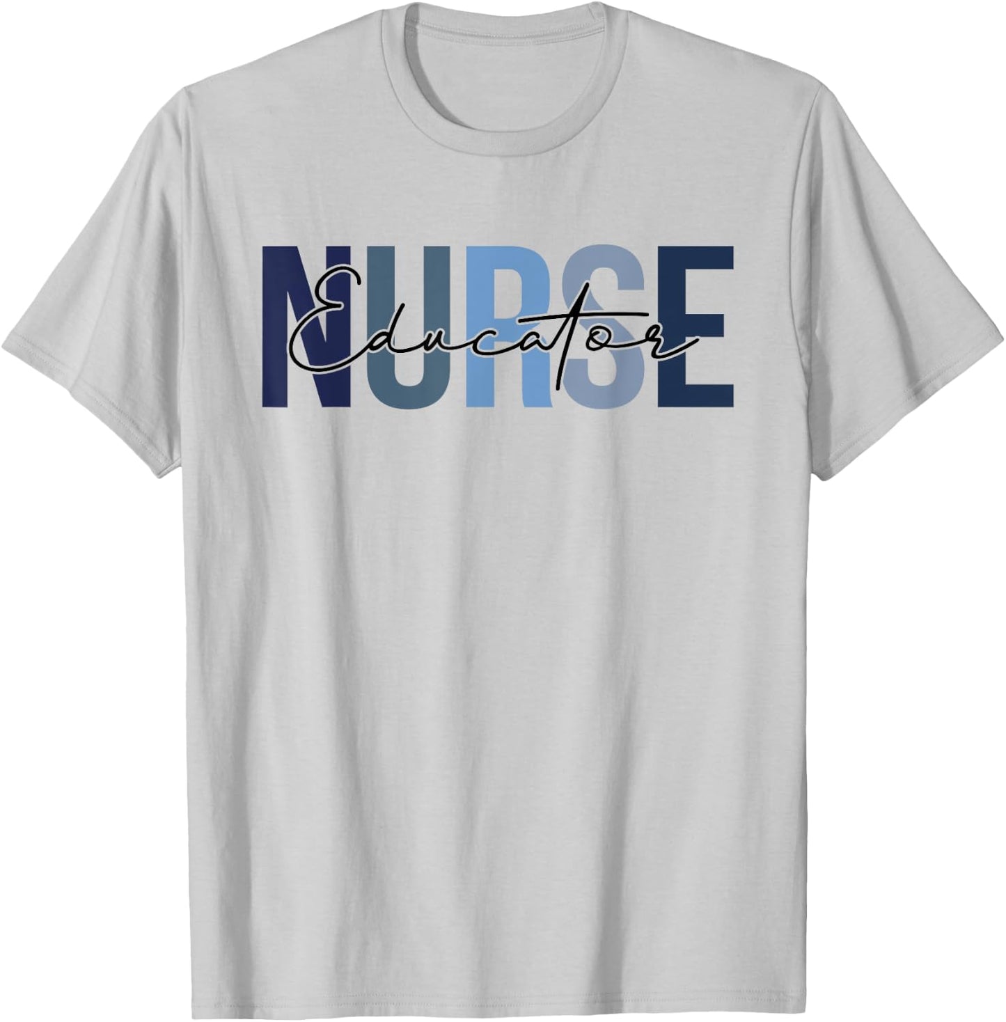 Retro Educator Nurse Gifts Nursing Apparel T-Shirt - T-Shirt | Ash