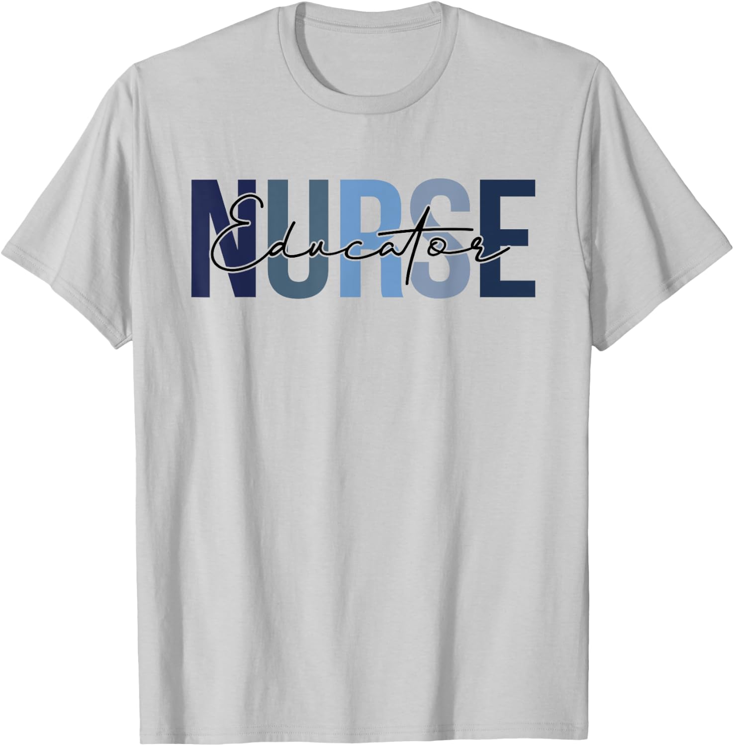 Retro Educator Nurse Gifts Nursing Apparel T-Shirt - T-Shirt | Ash
