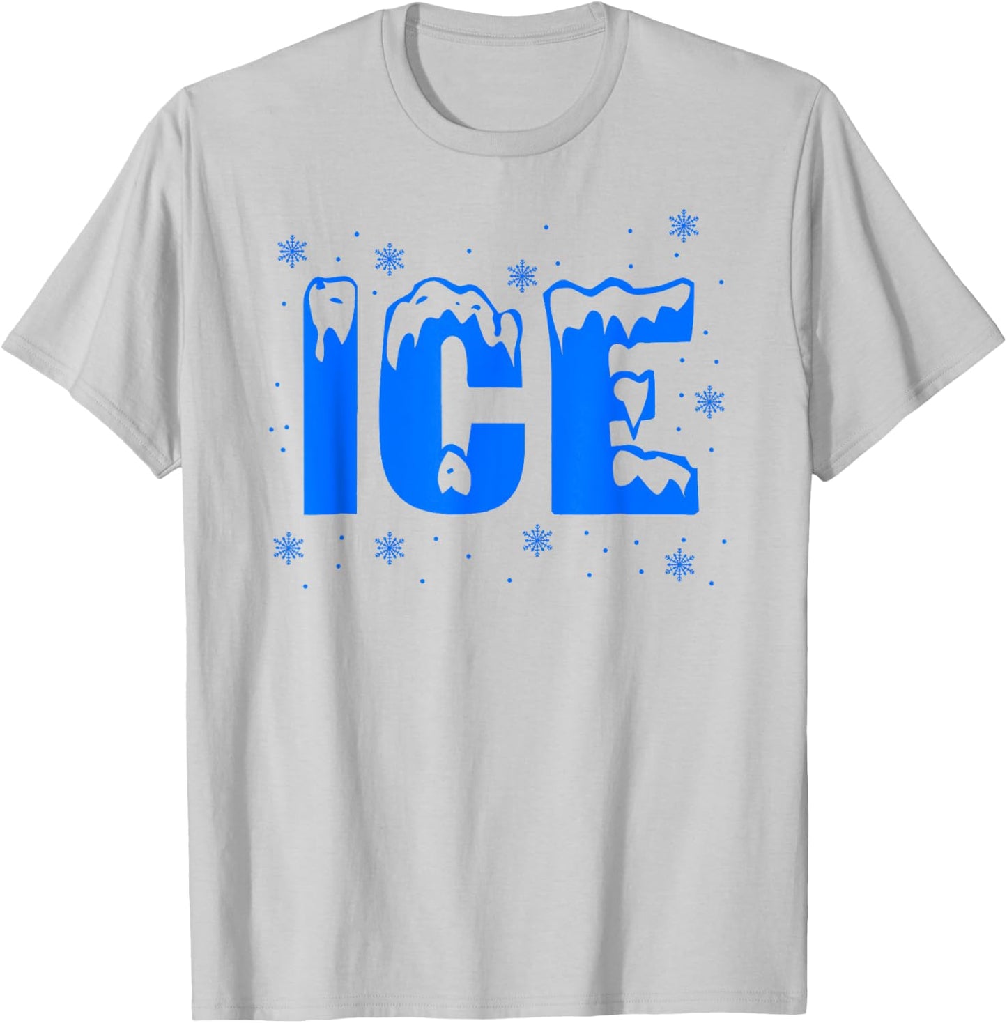 Frozen Ice Bag Funny Halloween Costume Ice Ice And Baby T-Shirt - T-Shirt | Ash