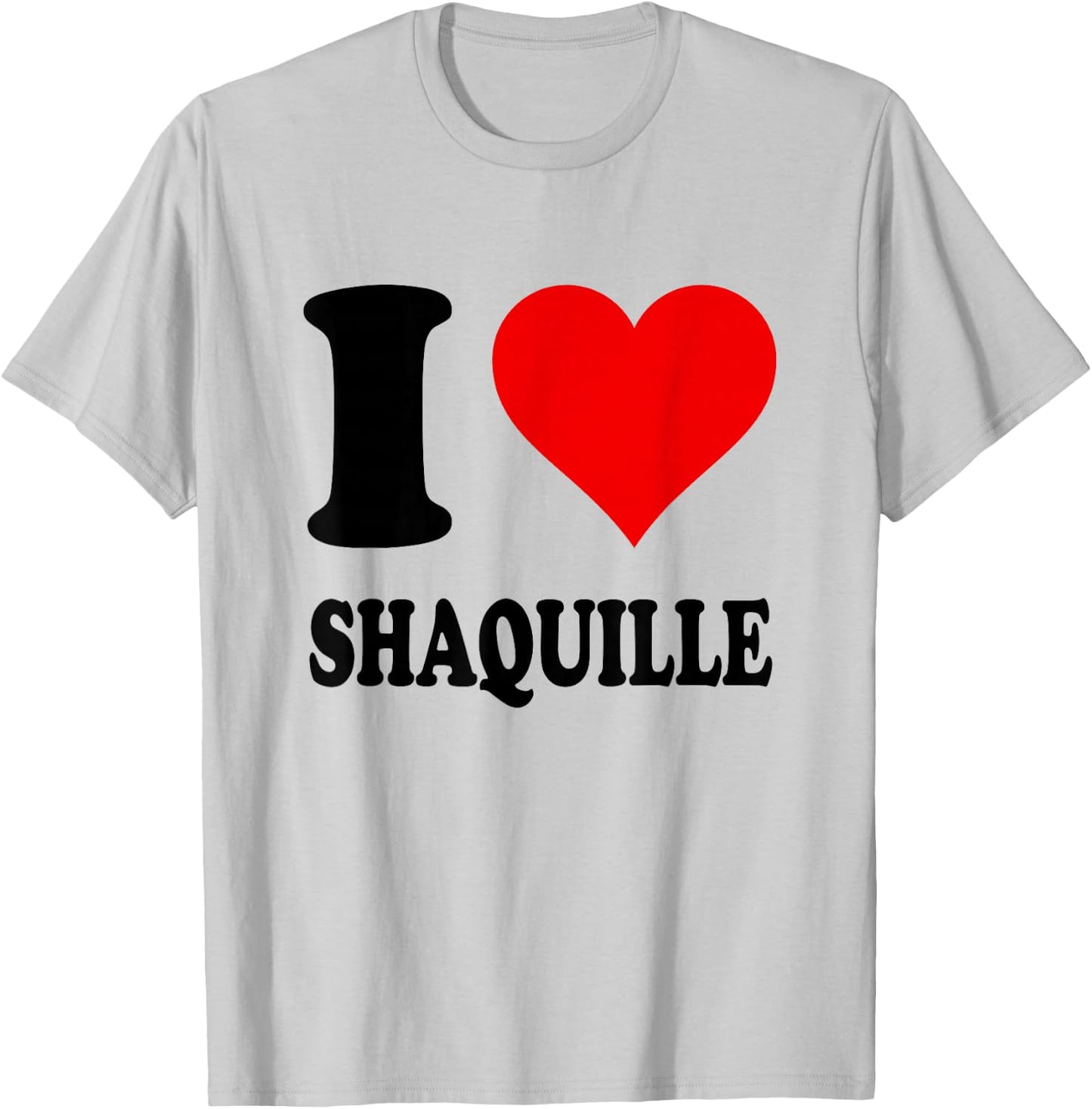 I Love Shaquille T-Shirt - T-Shirt | Ash