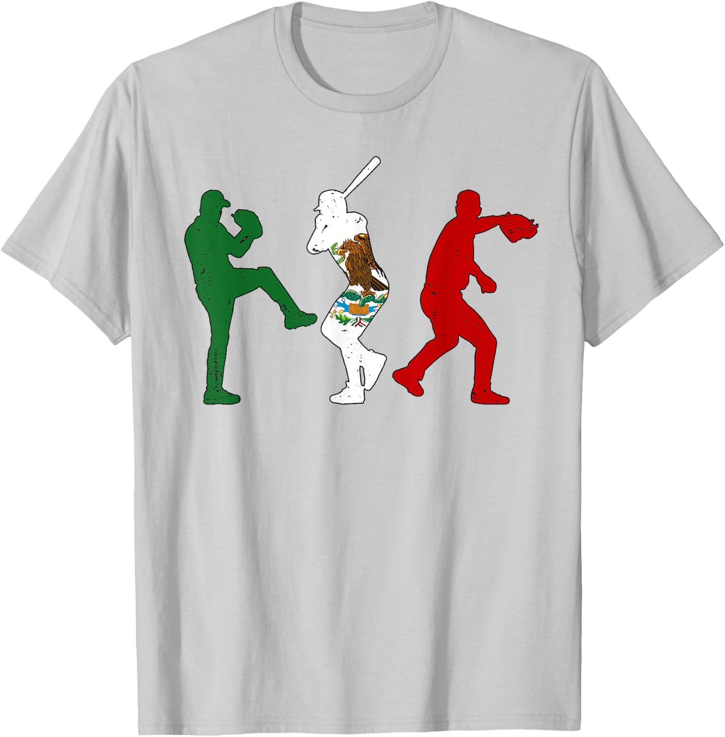 Cinco De Mayo Outfit Baseball Mexico Mexican Flag Boy Men T-Shirt - T-Shirt | Ash