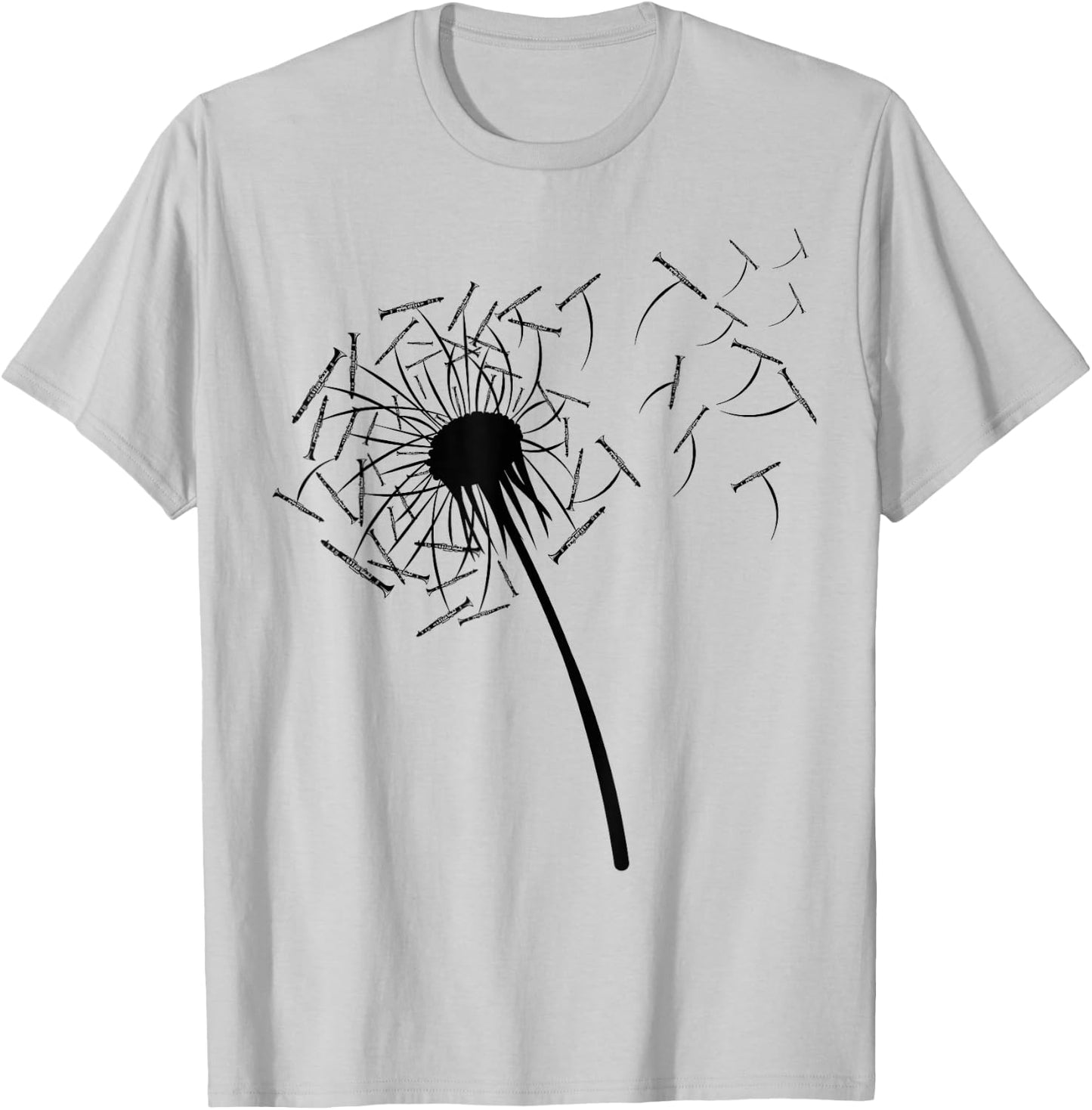 Dandelion Clarinet Shirt for Clarinetist | Clarinet T-Shirt - T-Shirt | Ash
