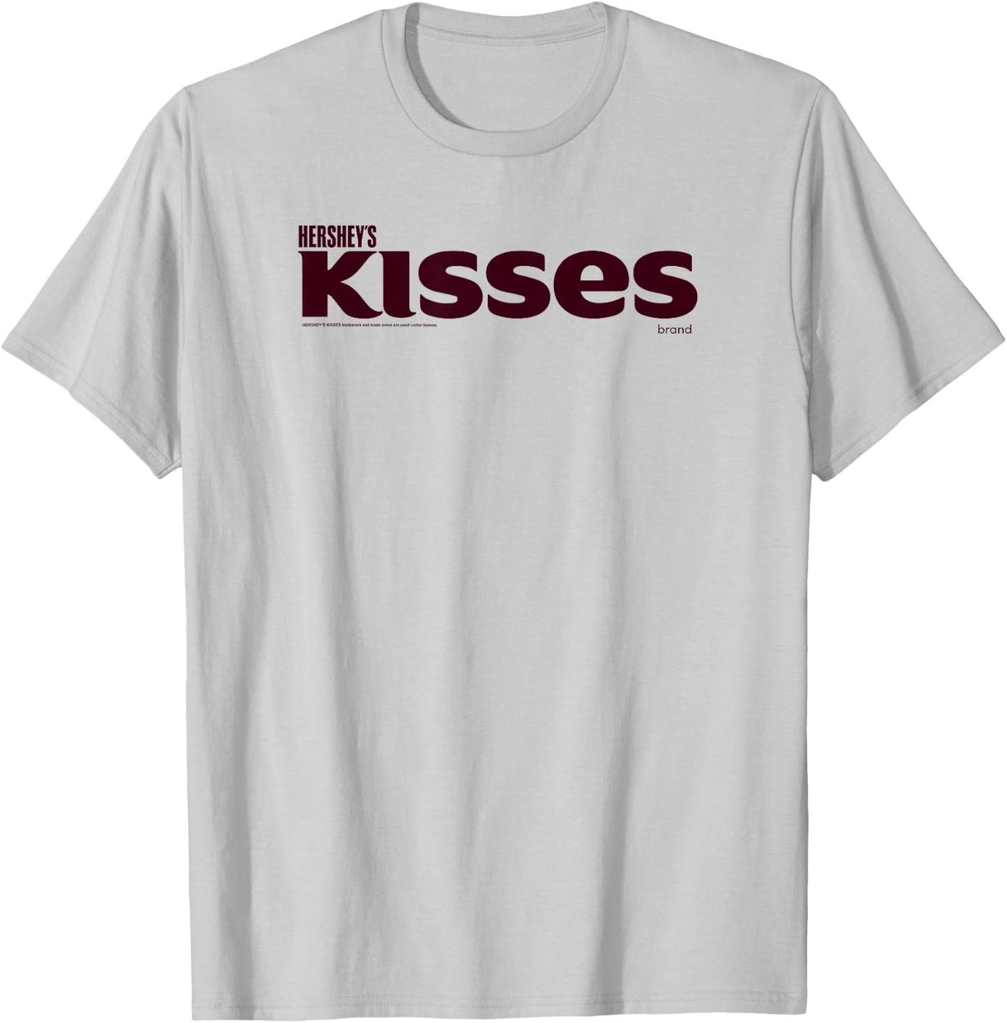Hershey's Kisses Wordmark Centered Logo T-Shirt - T-Shirt | Ash