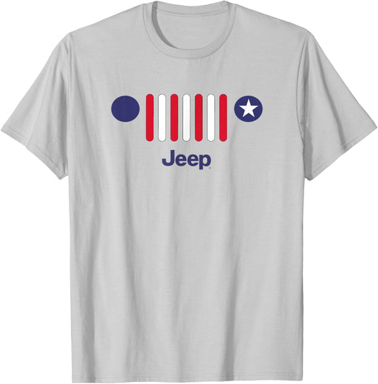 Jeep America 7-Slot Grille T-Shirt - T-Shirt | Ash