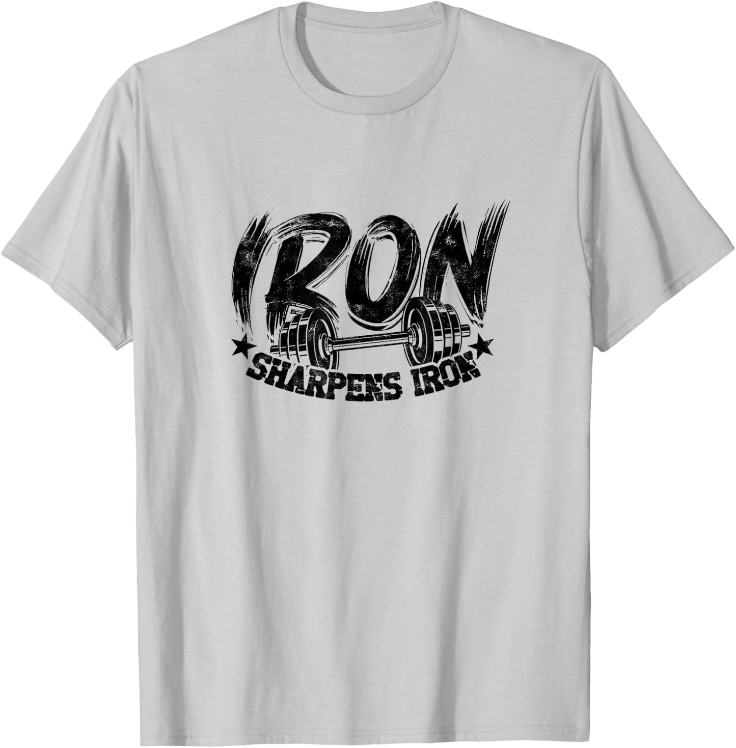Iron sharpens iron - Muscle T-Shirt - T-Shirt | Ash