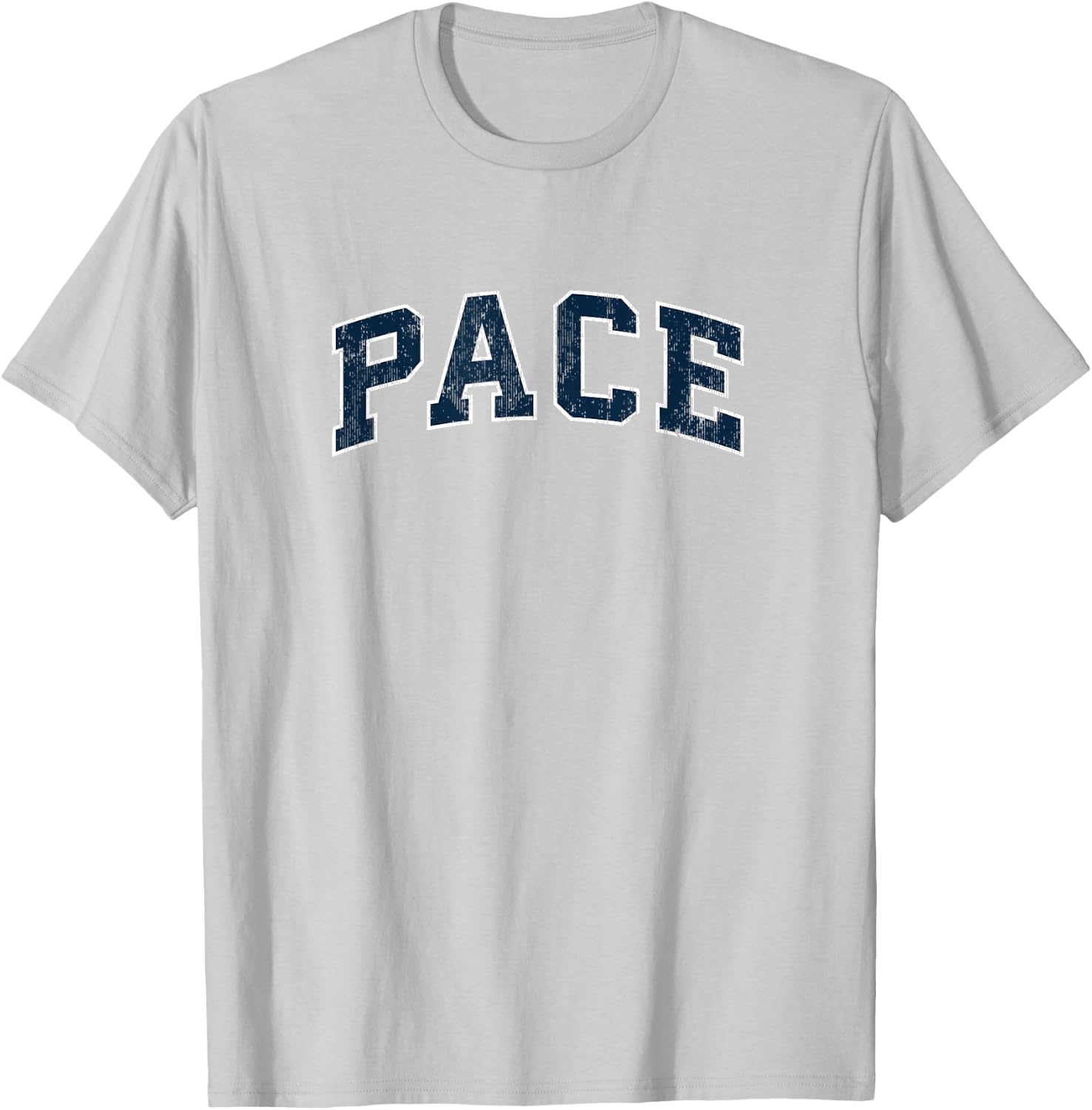 Pace Florida FL Vintage Sports Design Navy Design T-Shirt - T-Shirt | Ash