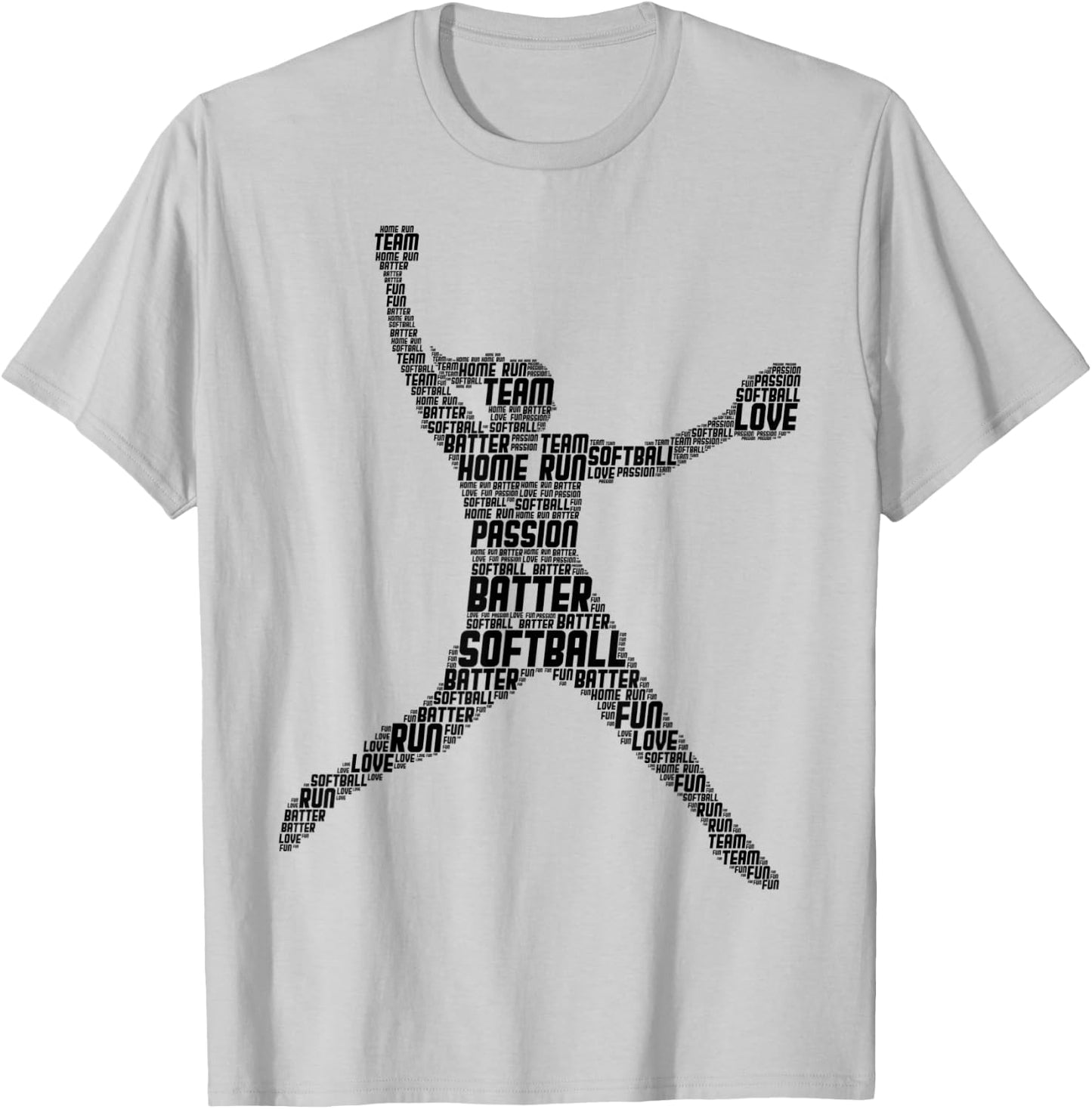 Softball Girls Women Kids T-Shirt - T-Shirt | Ash