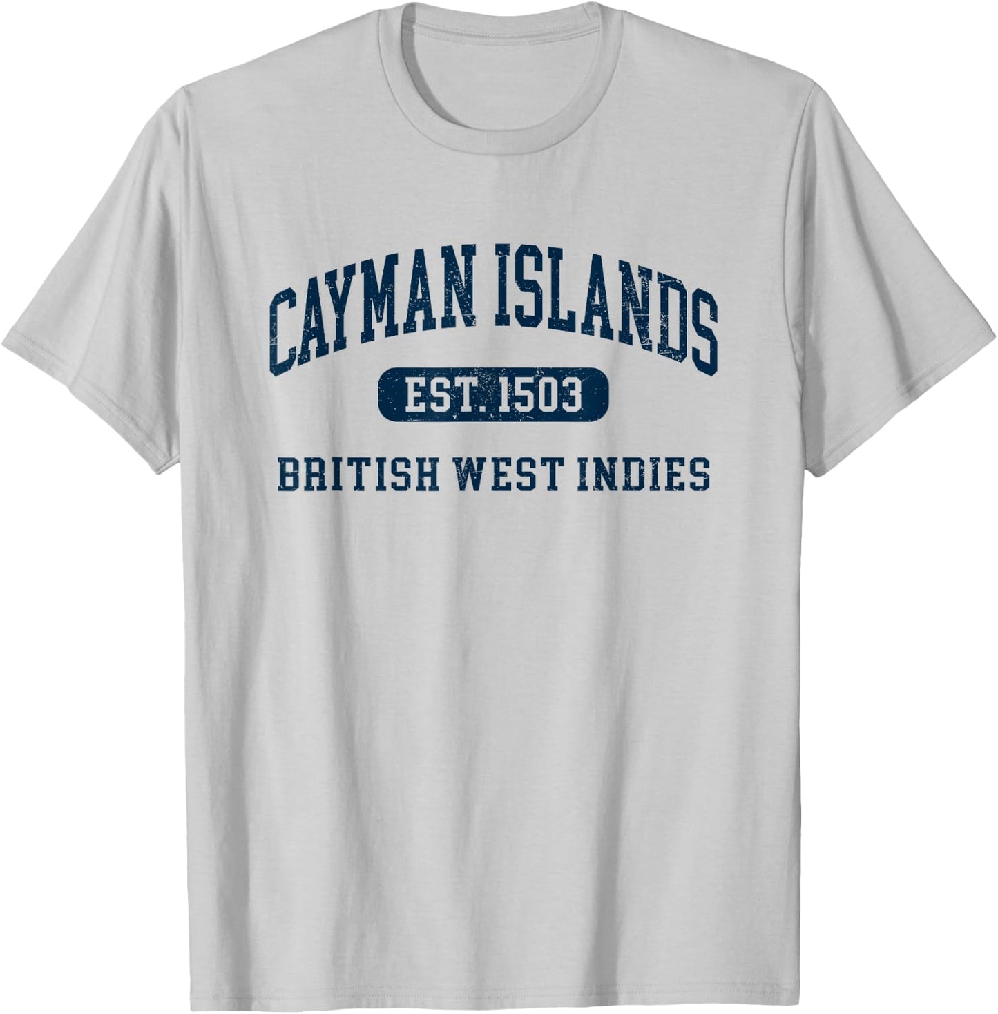 Retro Grand Cayman Islands 1503 Vintage Vacation Souvenir T-Shirt - T-Shirt | Ash
