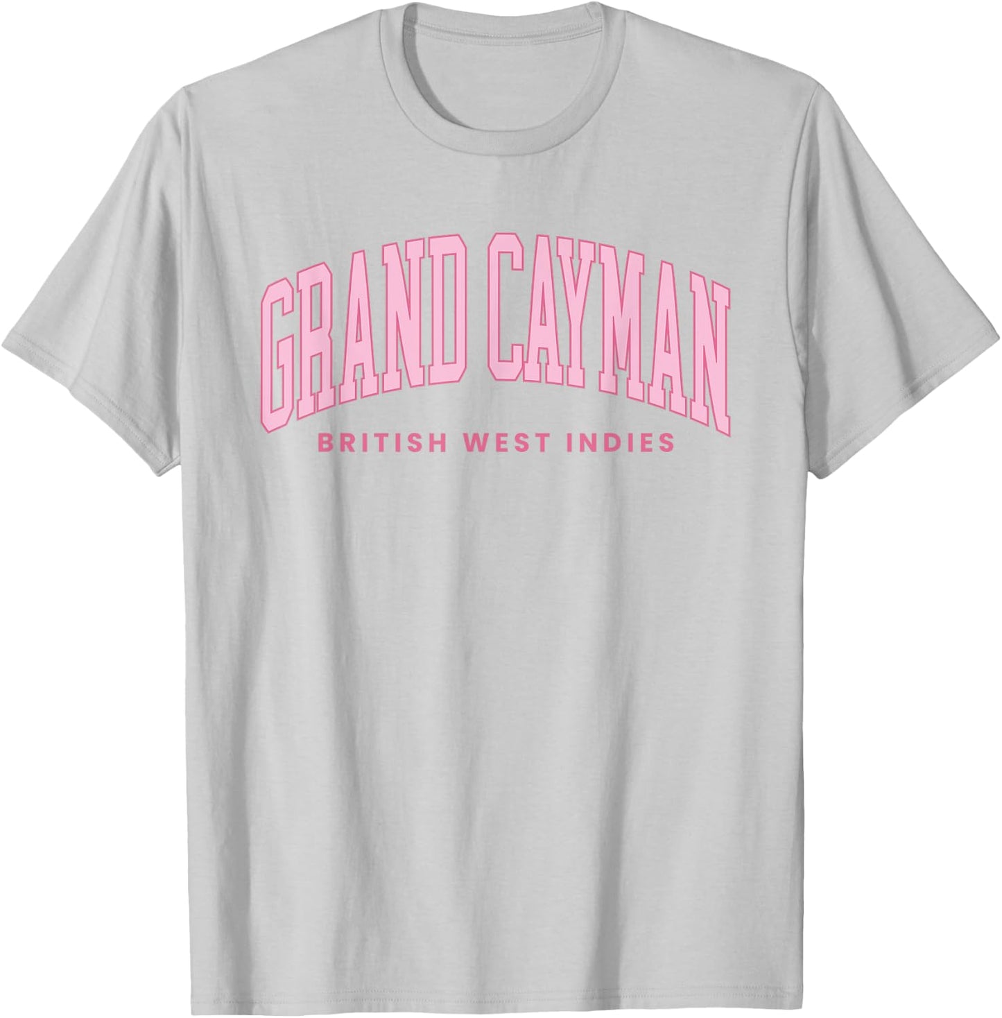 Grand Cayman Islands Summer Retro Preppy Throwback T-Shirt - T-Shirt | Ash