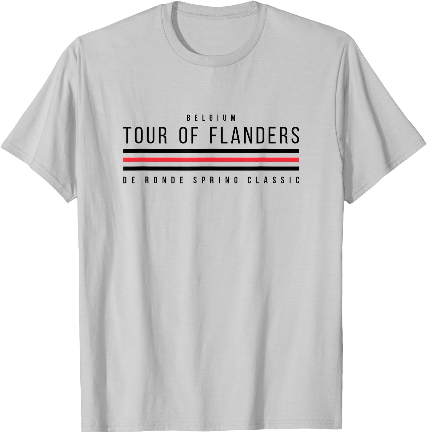 Tour Of Flanders De Ronde Spring Classic Belgium T-Shirt - T-Shirt | Ash