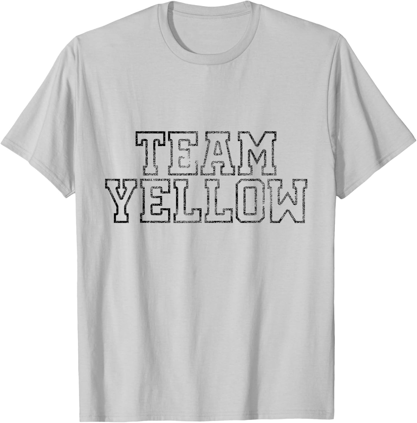 Sleepaway Summer Camp Color war Yellow Team Spirit Kids T-Shirt - T-Shirt | Ash