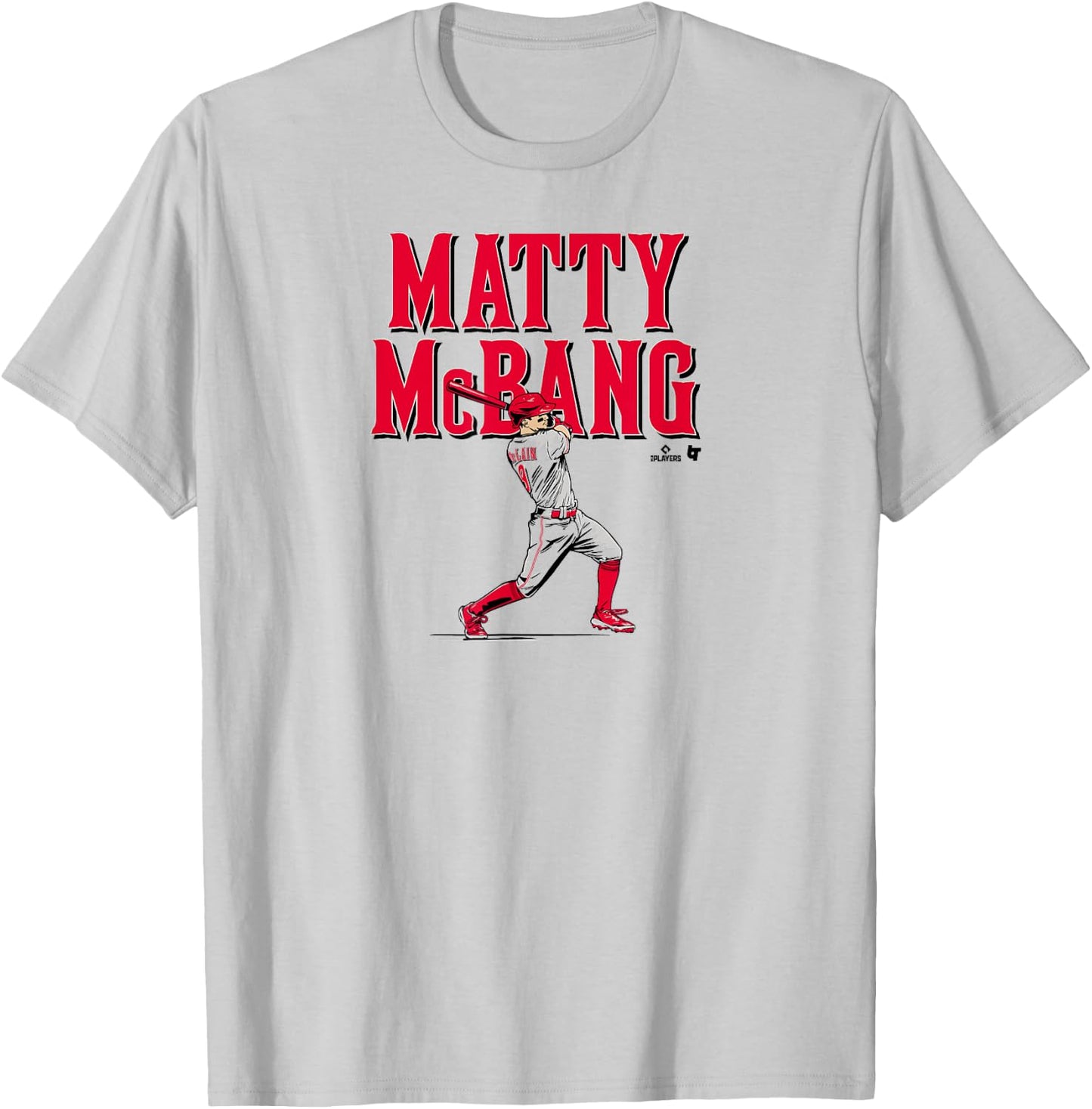 Matt McLain - Matty McBang - Cincinnati Baseball T-Shirt - T-Shirt | Ash