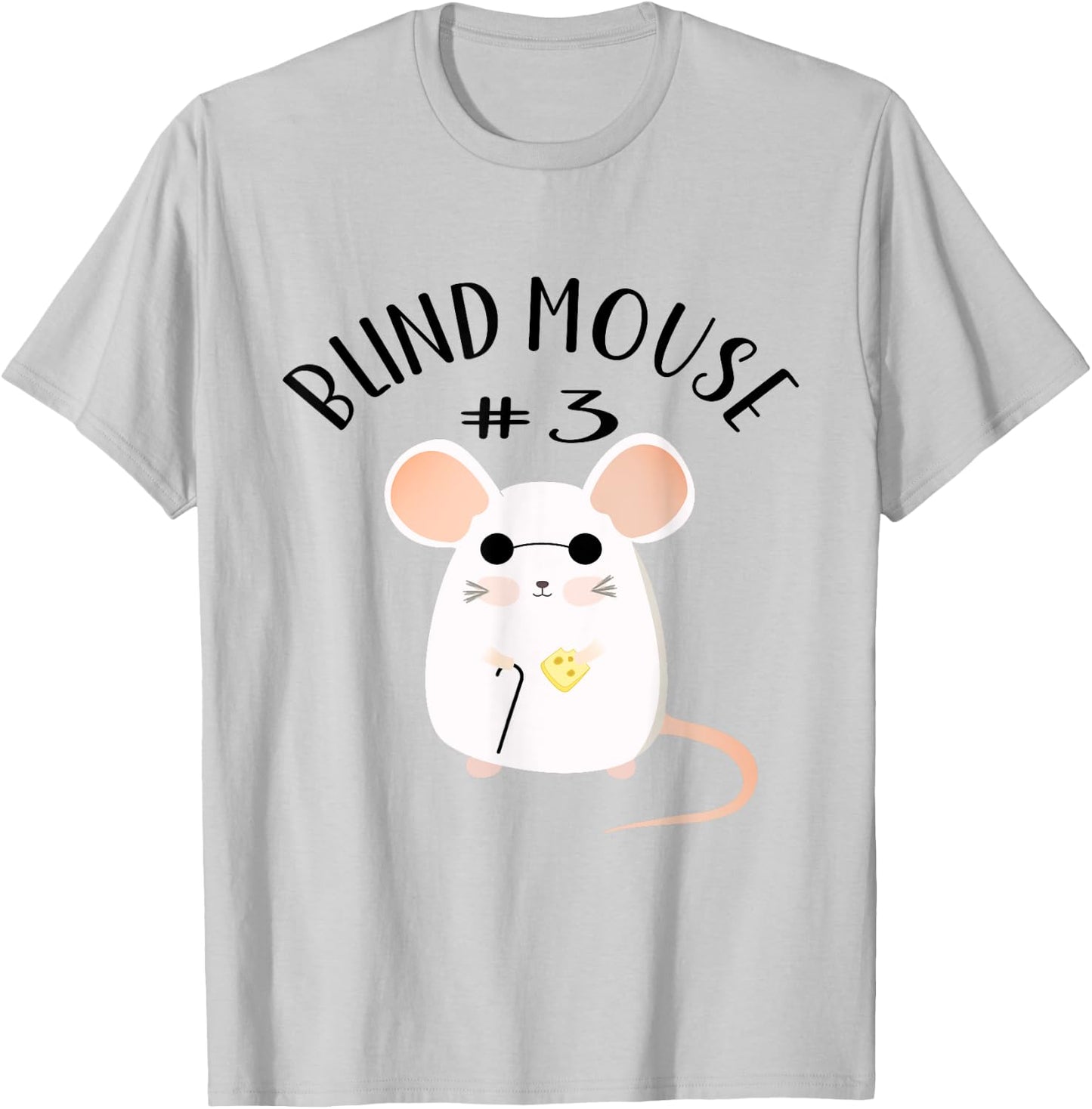 Halloween Matching Group #3-3 Blind Mice Costume T-Shirt - T-Shirt | Ash