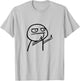 Funny stick man, funny picture, men and women T-Shirt - T-Shirt | Ash