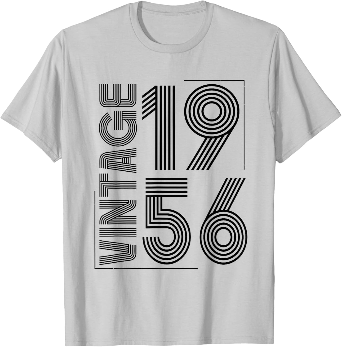 Vintage 1956 T Shirts Retro Funny 1956 Birthday T-Shirt - T-Shirt | Ash