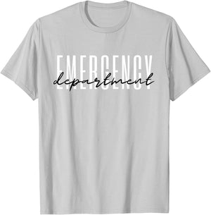 Emergency Department Emergency Room Healthcare Nursing T-Shirt - T-Shirt | Ash