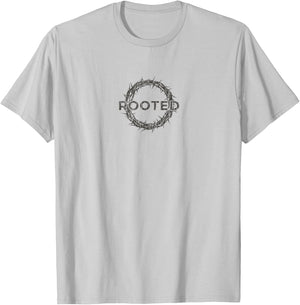 Rooted in Christ T-Shirt - T-Shirt | Ash