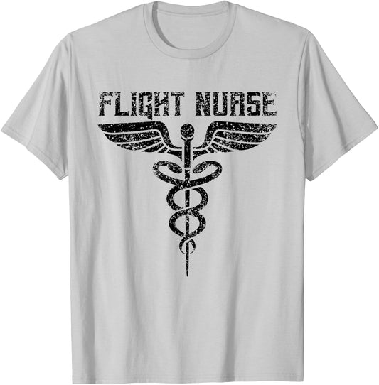 Flight Nurse Job Medic Team T-Shirt - T-Shirt | Ash