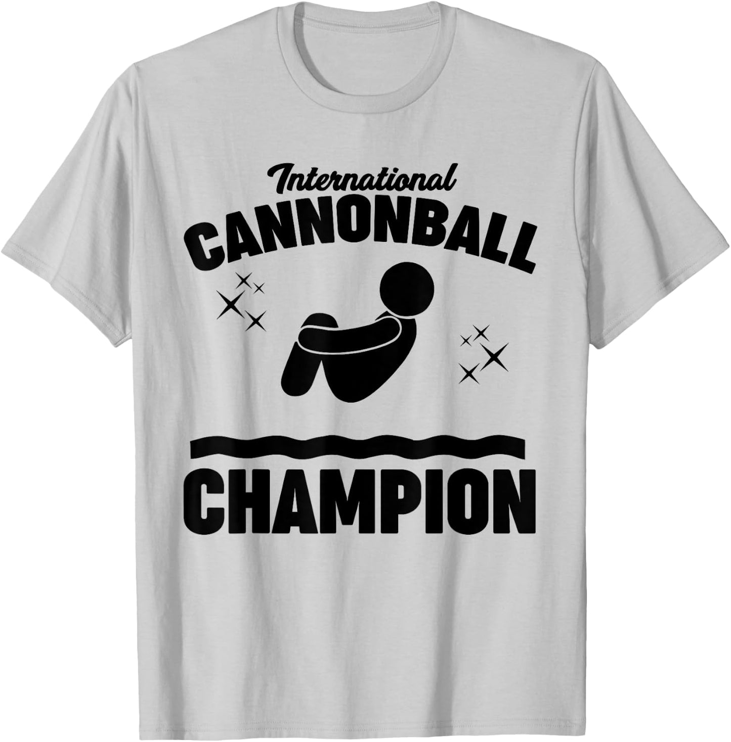 International Cannonball Champion T-Shirt - T-Shirt | Ash
