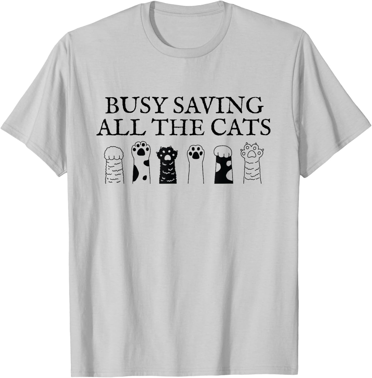 Cat Rescue Pet Animal Rescue Mom Saving All The Cats Women T-Shirt - T-Shirt | Ash