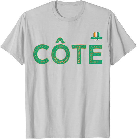 Team Flag Group apparel - Côte - Côte d'Ivoire Ivory Coast T-Shirt - T-Shirt | Ash