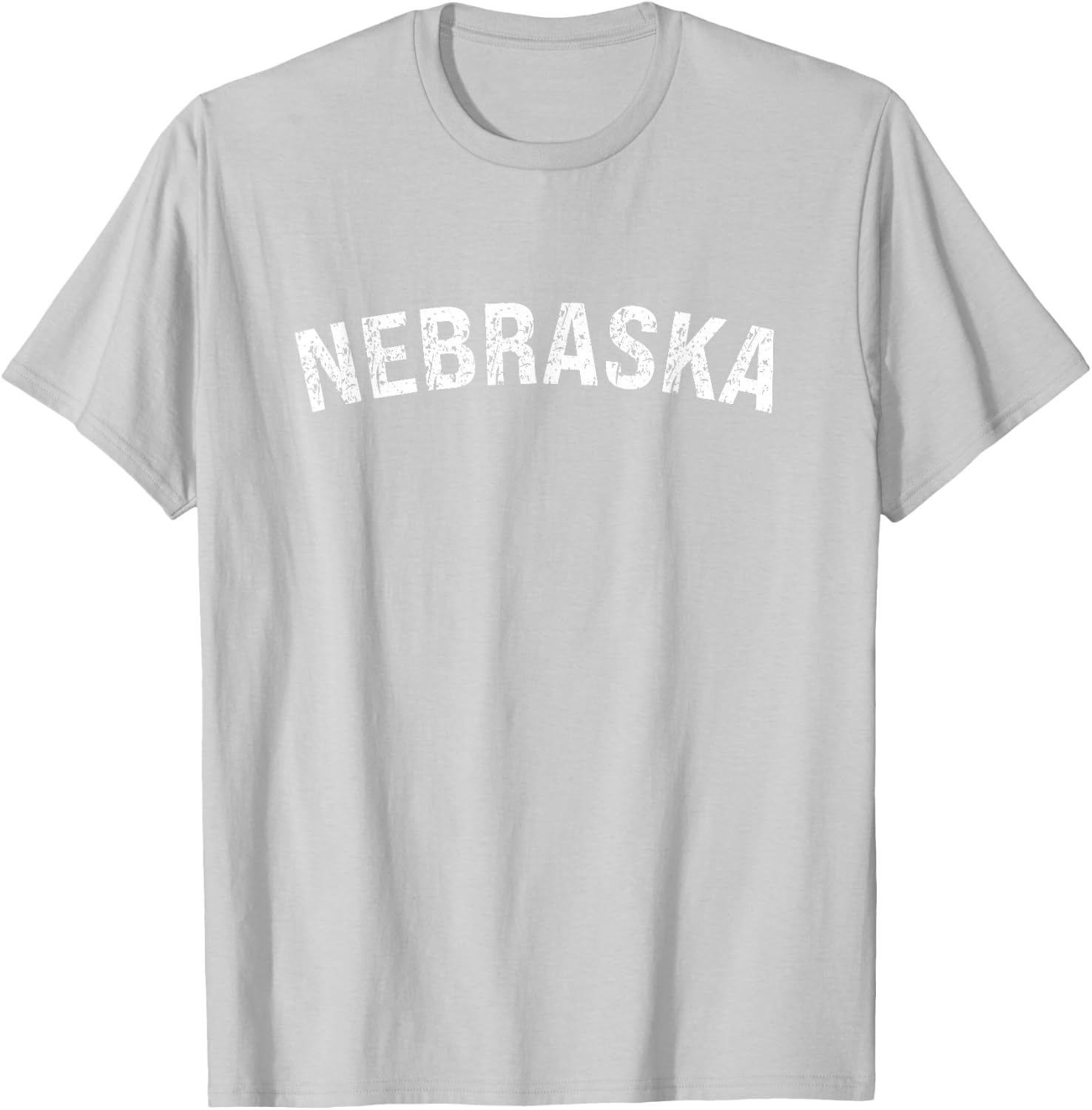 Vintage Nebraska Nebraska Red Retro T-Shirt - T-Shirt | Ash