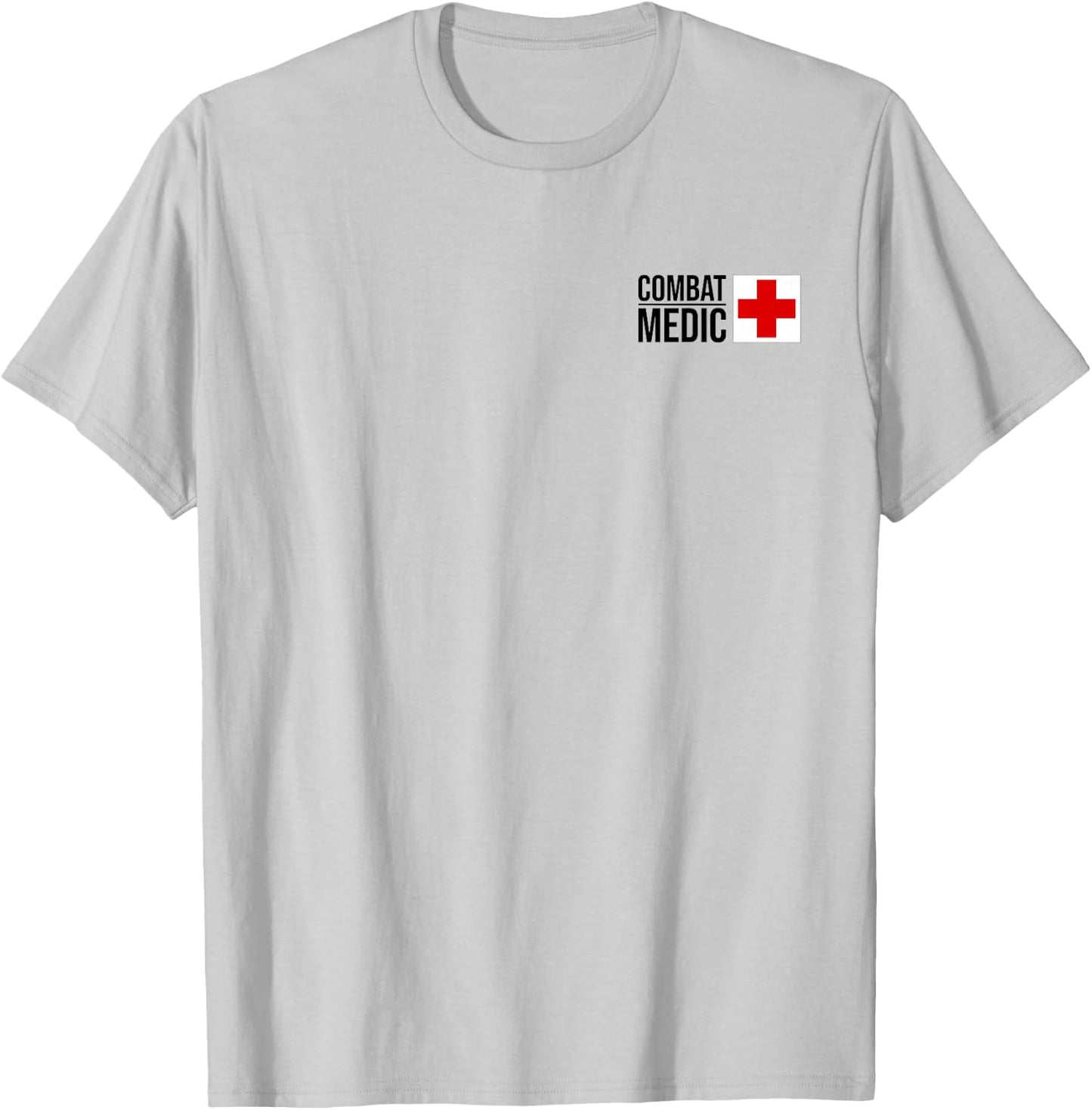 Combat Medic Specialist Army Armed Forces T-Shirt - T-Shirt | Ash