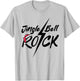 Jingle Bell Rock Rockin' Christmas Tree Retro Music T-Shirt - T-Shirt | Ash