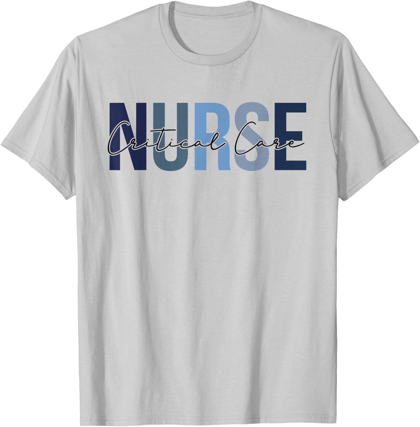 Retro Critical Care Nurse Gifts Nursing Apparel T-Shirt - T-Shirt | Ash
