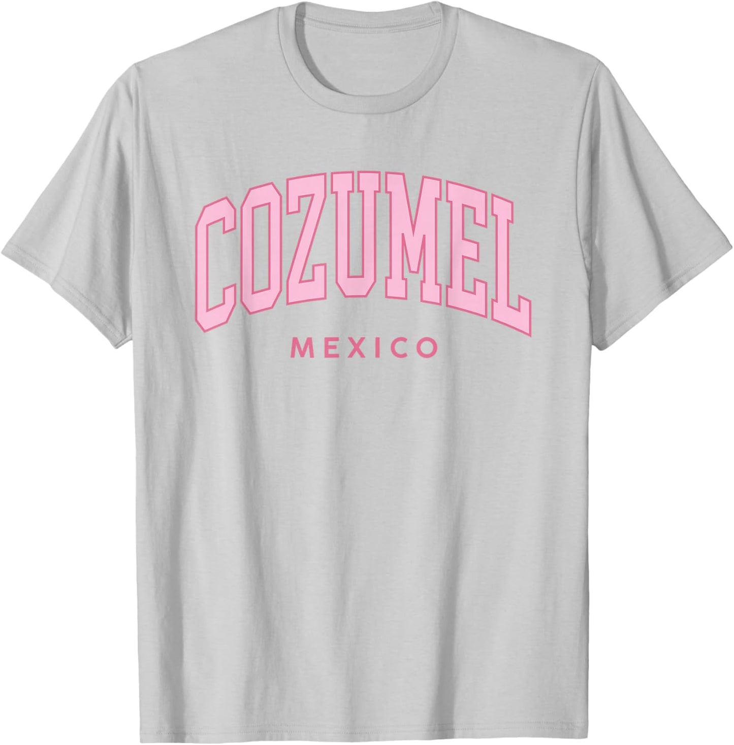 Vintage Cozumel Mexico Pink Retro Preppy Throwback T-Shirt - T-Shirt | Ash