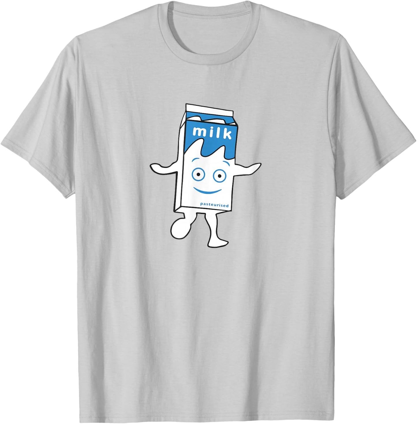 Blur Milk Carton T-Shirt - T-Shirt | Ash