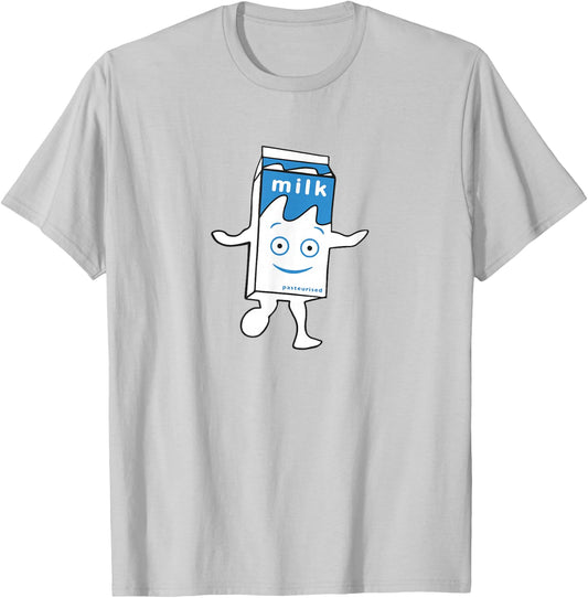 Blur Milk Carton T-Shirt - T-Shirt | Ash