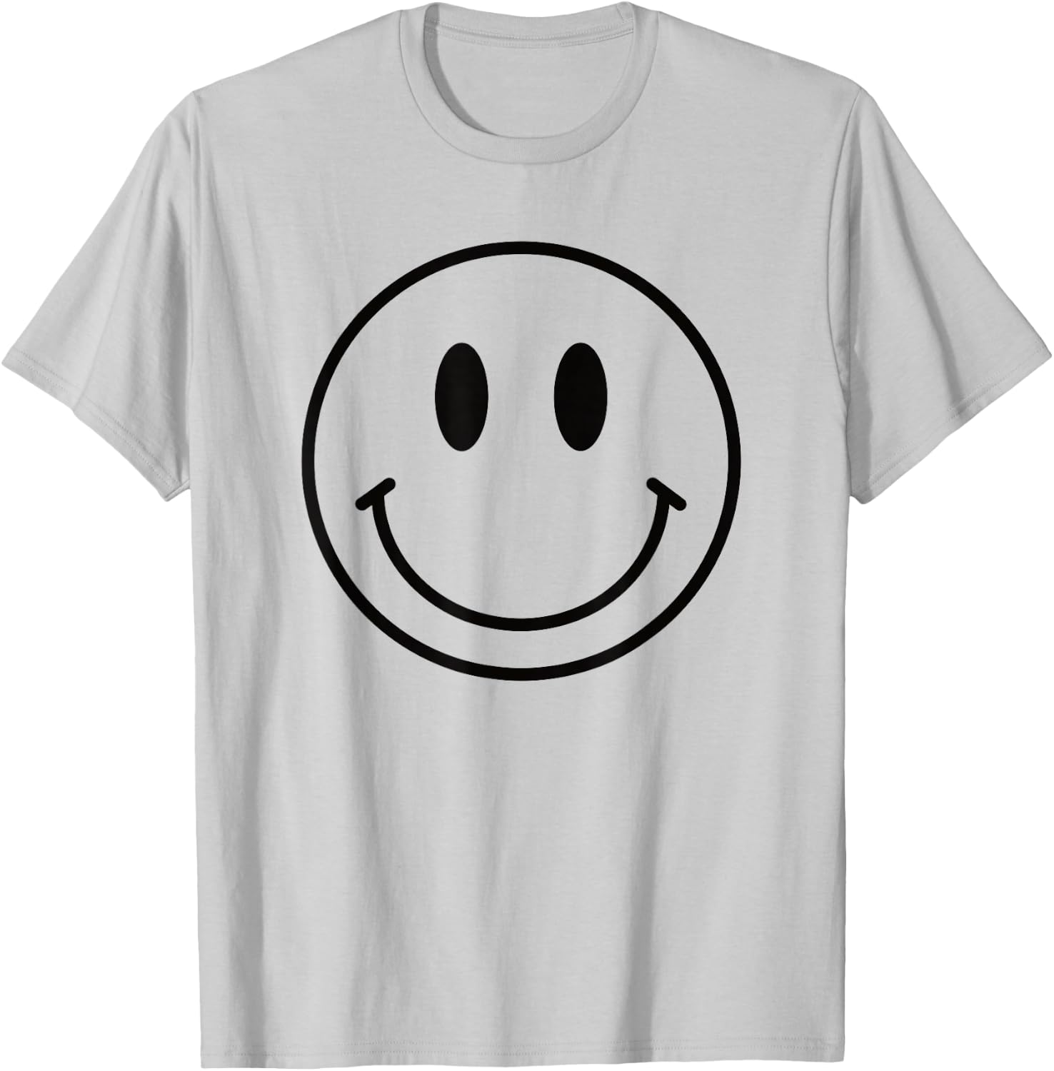 Smile Face Shirt Cute Happy Peace Smiling Face Kids Youth T-Shirt - T-Shirt | Ash