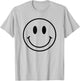 Smile Face Shirt Cute Happy Peace Smiling Face Kids Youth T-Shirt - T-Shirt | Ash