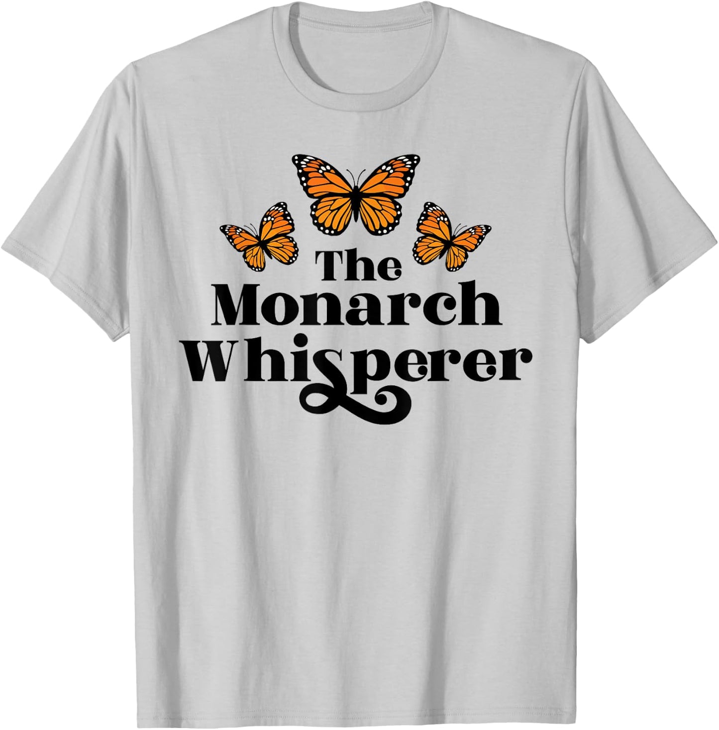 This Monarch Whisperer Butterfly Lover Retro Vintage Women T-Shirt - T-Shirt | Ash