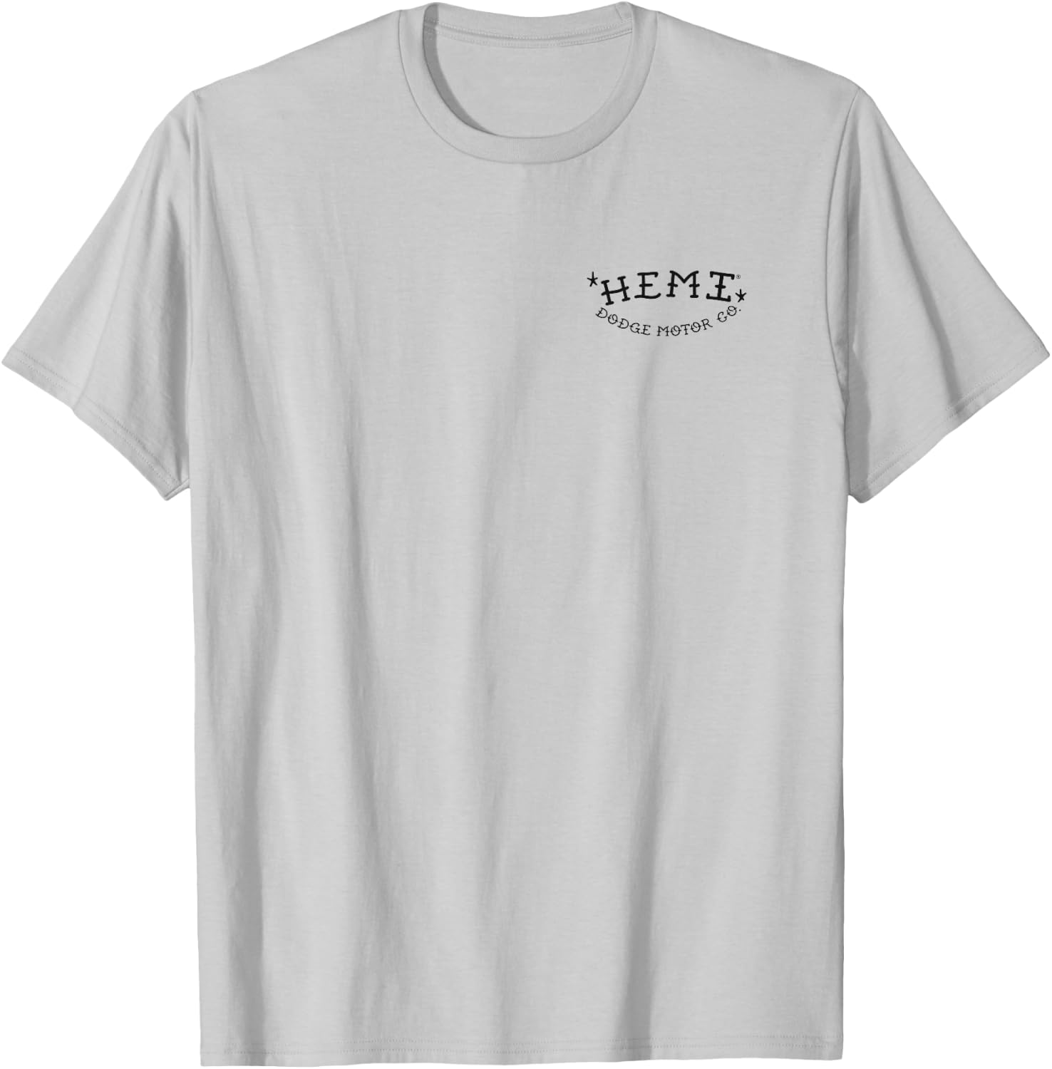 Dodge Motor Company HEMI Engine Tattoo (Two-Sided) T-Shirt - T-Shirt | Ash